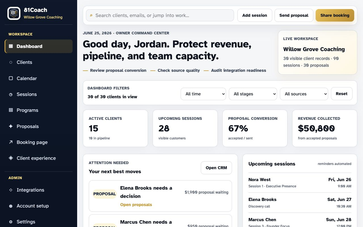 81Coach app preview