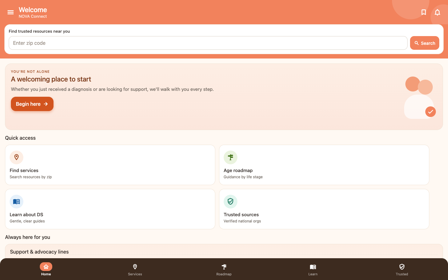 Nova Connect app preview